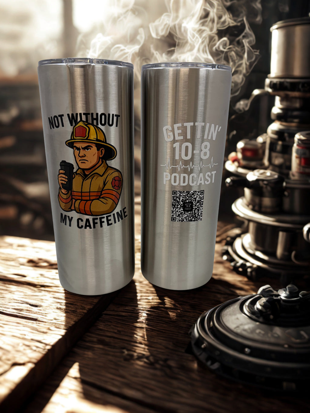 30 oz Stainless Steel Tumbler - FireFighter