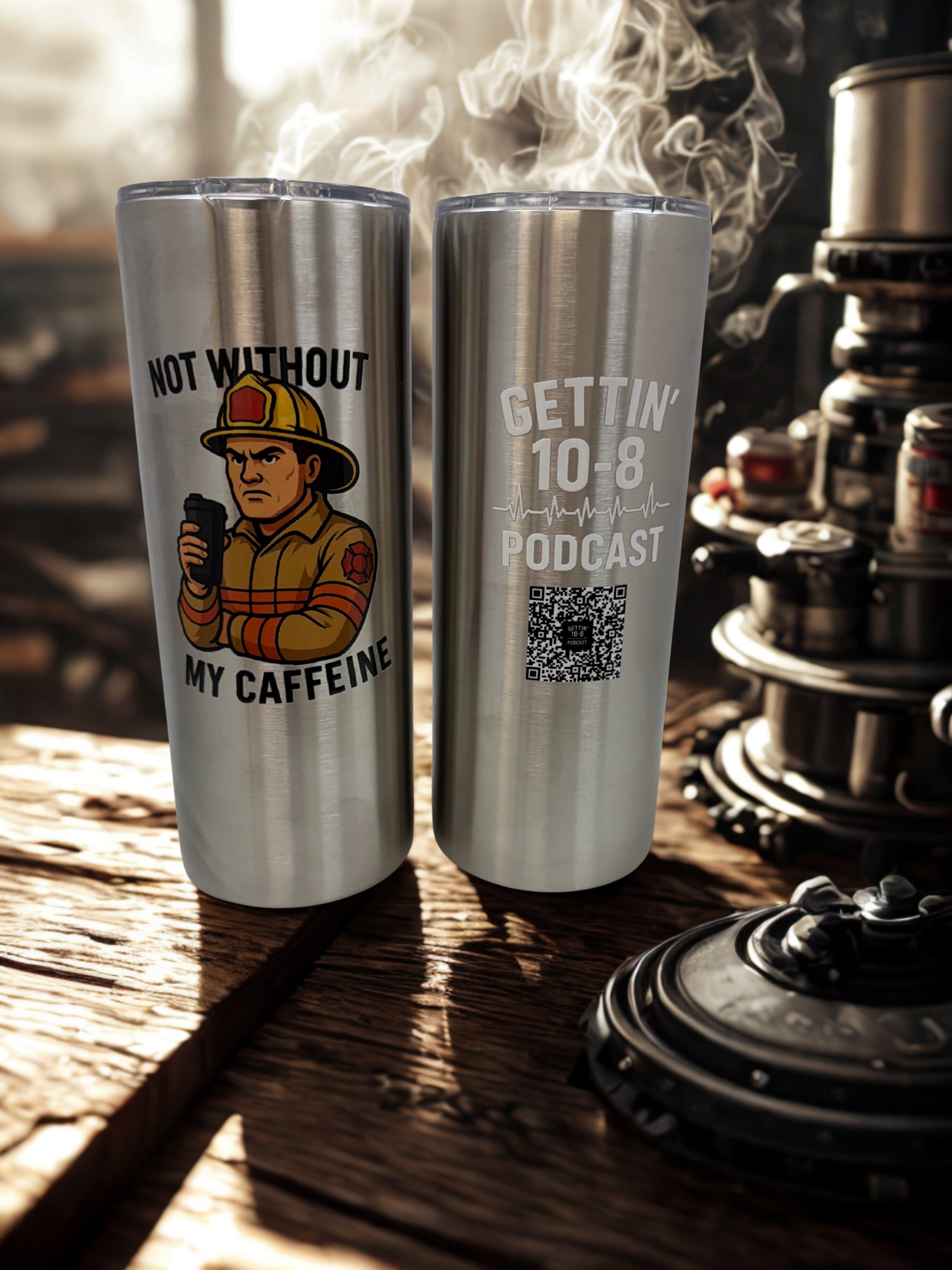30 oz Stainless Steel Tumbler - FireFighter