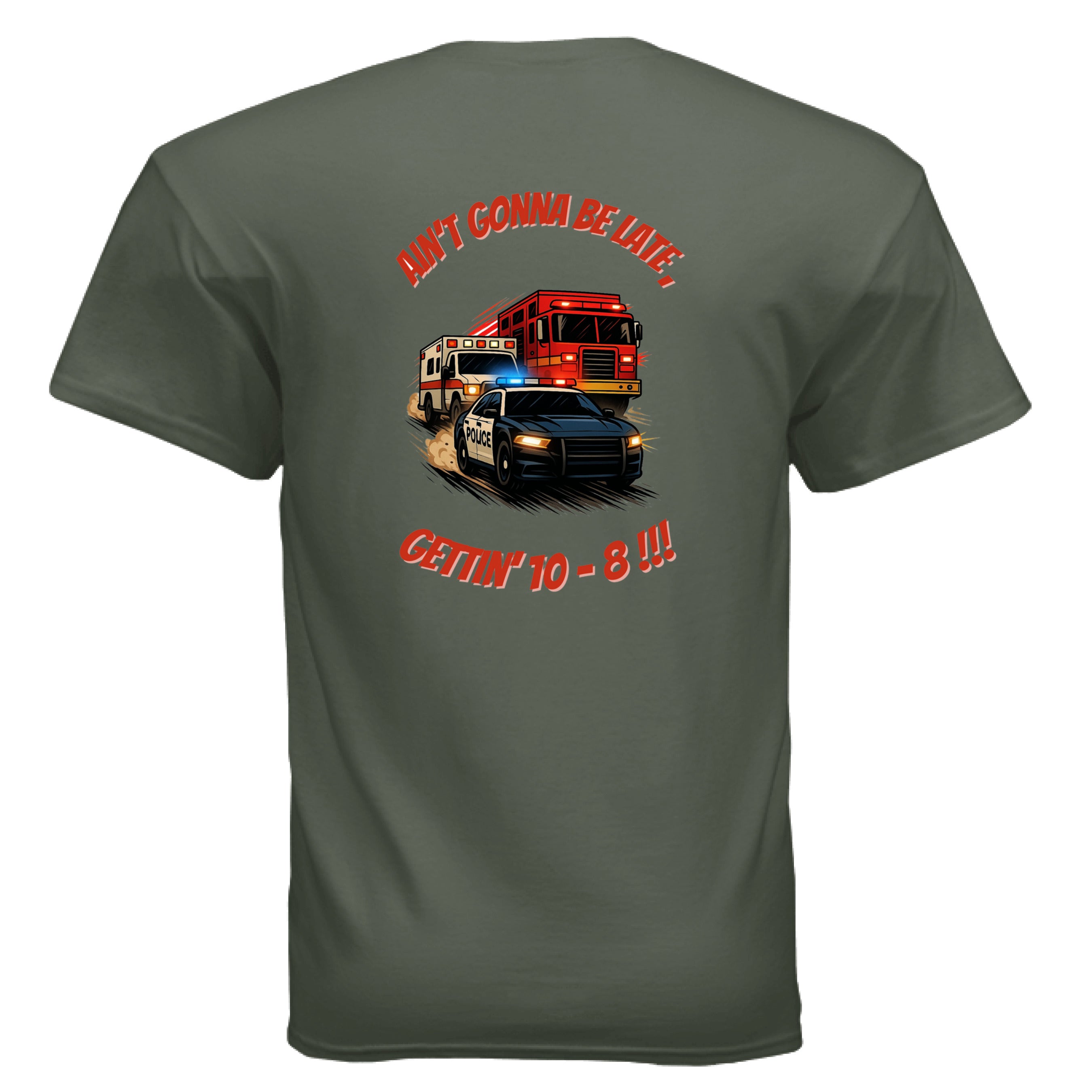 MILITARY GREEN - BACK