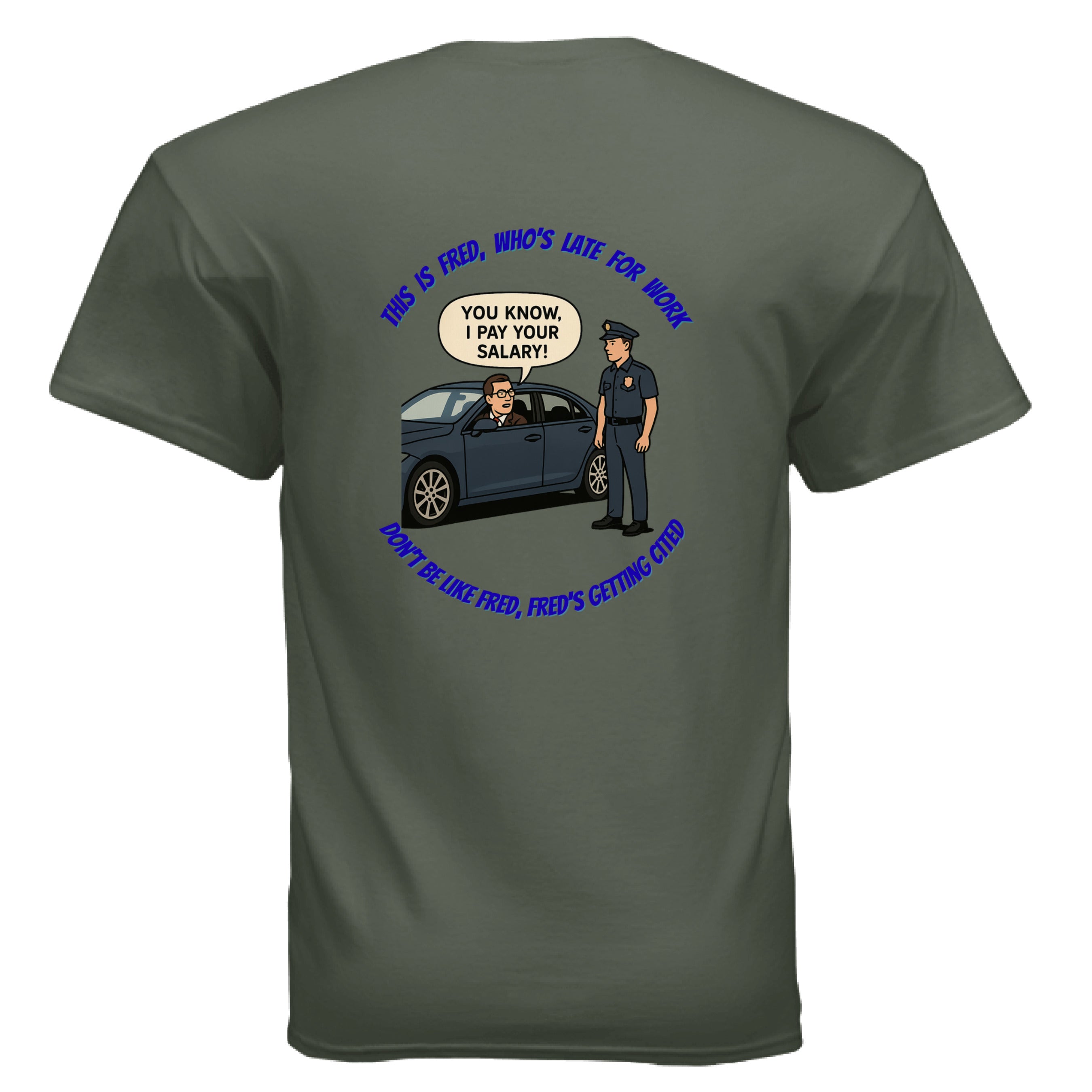 MILITARY GREEN - BACK