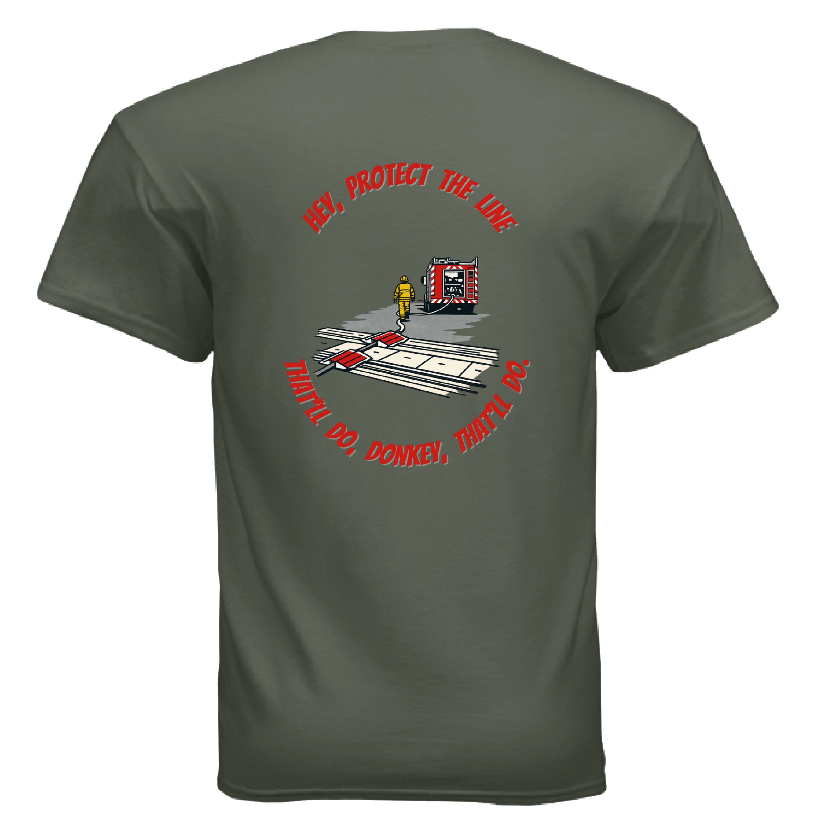 MILITARY GREEN - BACK